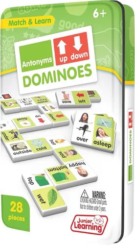 Vista 4 de Junior Learning Antónimos Match & Learn Dominó, Multicolor