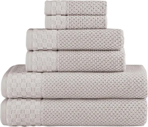 Vista 14 de Classic Turkish Towels CTT - Juego de 2 alfombras de baño 100% algodón, antideslizantes, cómodas y altamente absorbentes, lavables a máquina, 20 x