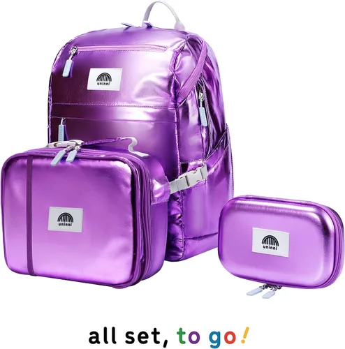 Vista 16 de Juego de mochila para niños de 16 pulgadas con bolsa de almuerzo aislada y estuche para lápices