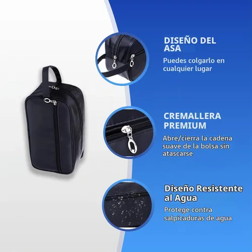Vista 4 de Tumecos Kit de aseo Dopp Organizador de electrónica de viaje, bolsa de accesorios de afeitado