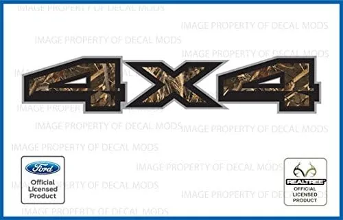 Vista 3 de Calcomanías adhesivas para camiones 4X4 para Ford F150 (2015-2020) Realtree - AP [Juego de 2]
