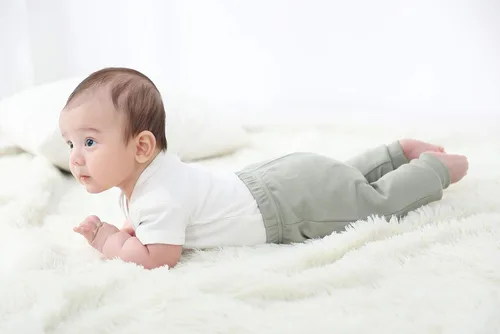 Vista 2 de O2baby - Conjunto de pantalones y leggings unisex de algodón orgánico para bebé