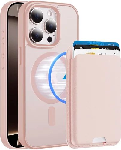 Vista 20 de Funda magnética para iPhone 12 Pro Max, cartera magnética desmontable con soporte para tarjetas, [compatible con MagSafe] grado militar, a prueba