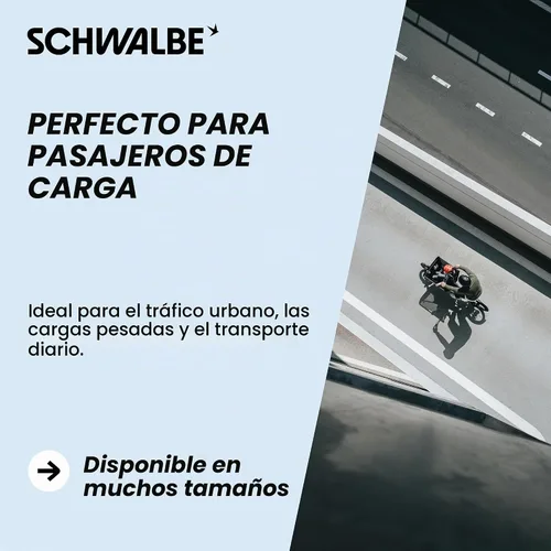 Vista 6 de Schwalbe Pick-Up – Neumático de carga con ADDIX E-Compound y carcasa de Super Defense para bicicletas de carga – E-Bike Ready 50 – Neumático de Negro