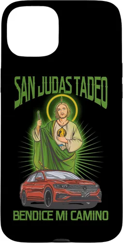Vista 9 de Funda para iPhone 16 San Judas Tadeo Bendice Mi Camino