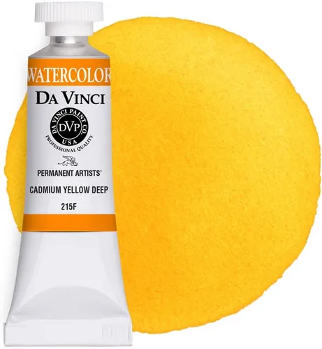 Vista 3 de DA VINCI PAINTS Pintura Acuarela Profesional para Artistas, Azul Cobalto, 15mL