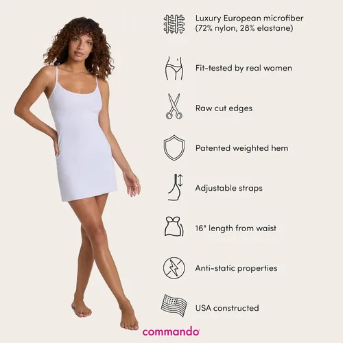 Vista 4 de commando Mini Cami Slip para mujer