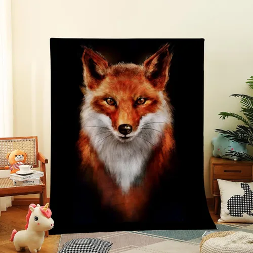 Vista 2 de Manta de zorro (Fox 01, 40 x 50 pulgadas)