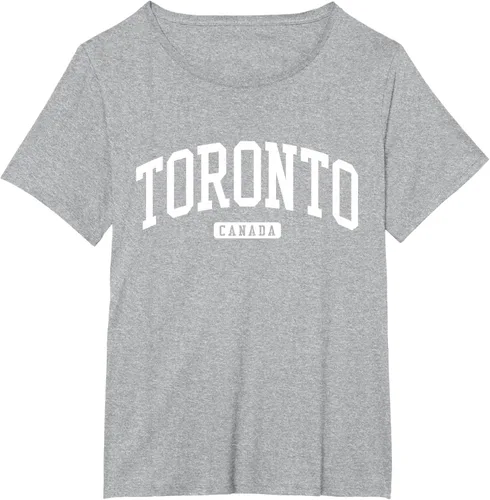 Vista 87 de Camiseta estilo universitario de Toronto Canada, Negro