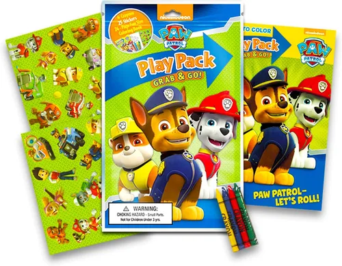 Vista 4 de Nick Shop Mochila escolar de Paw Patrol para niños, paquete de 5 piezas con bolsa escolar de Patrulla Canina de 16 pulgadas, botella de agua