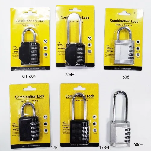 Vista 6 de Candado de combinación reiniciable de 4 dígitos con combinación, candado de combinación impermeable y resistente al aire libre para casillero
