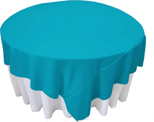 Vista 13 de LA Linen. Mantel cuadrado de popelina de poliéster