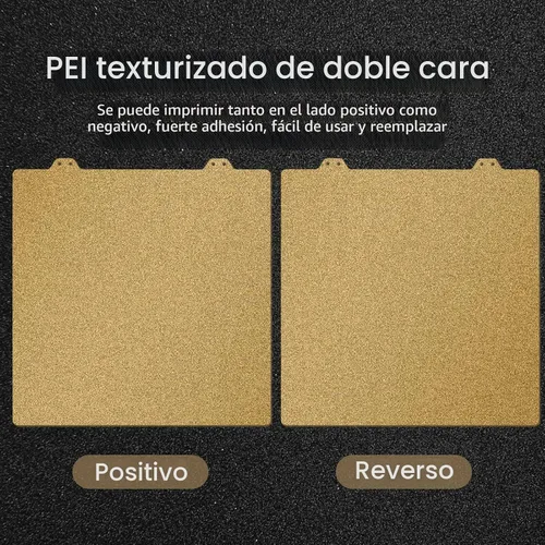 Vista 2 de Hoja PEI texturizada de doble cara, placa de impresión para impresora 3D, superficie PEI esmerilada de 220x220 mm para Anet A8 A6, Robo R2, Wanhao