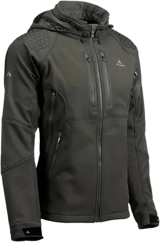 Vista 4 de Pnuma OUTDOORS Waypoint - Chaqueta de caza unisex para todas las estaciones, resistente al viento, repelente al agua, de secado rápido, elástica