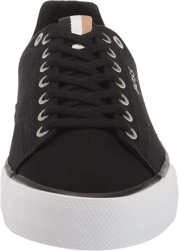 Vista 2 de BOSS Tenis de lona con cordones para hombre