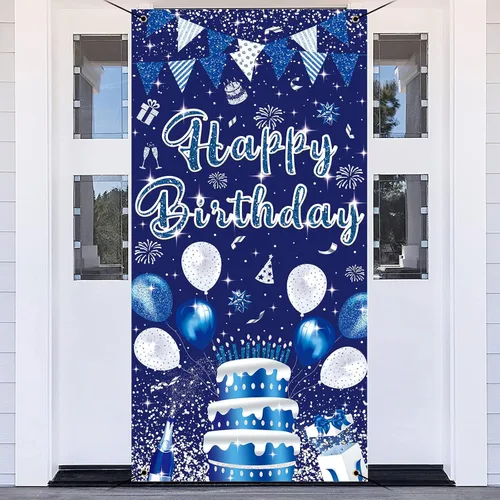 Vista 7 de GYA Cartel colorido de la puerta de la fiesta de cumpleaños de los niños recién nacidos, baby shower, globos de fondo de la barra de caramelo