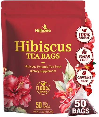 Vista 31 de Bolsitas de Té de Manzanilla, Té Herbal de Flores de Manzanilla - Sin Azúcar, Sin Cafeína, 50 Bolsitas Flores de manzanilla secas, aroma floral