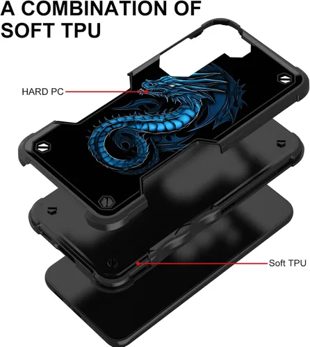 Vista 433 de Funda para Galaxy A14 5G, [Doble Capa][Protección contra Caídas de Grado Militar de 10 Pies] [Antideslizante] Funda Resistente a Prueba de Golpes
