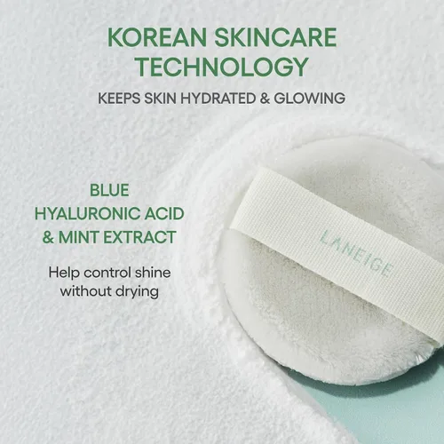 Vista 5 de LANEIGE Neo Blurring Powder: Korean Oil-Control Compact with Pore Blurring, Smoothing Finish & Travel-Friendly, No-Spill Packaging 2-Transparente