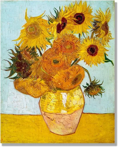 Vista 14 de ELITEAART- La noche estrellada por Vincent Van Gogh, pintura al óleo, reproducción de pintura al óleo, impresión en lienzo giclée, tamaño marcado