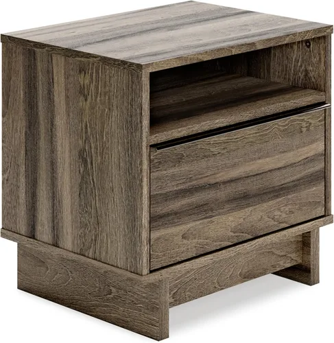 Vista 16 de Diseño de firma por Ashley Londer Mesita de noche casual con puertos USB, negro