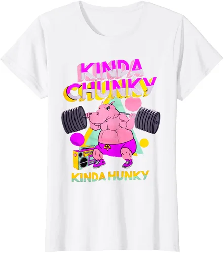 Vista 18 de Kinda Chunky Kinda Hunky, camiseta de gimnasio para culturismo, Negro