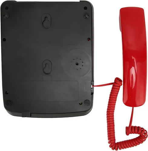 Vista 8 de Teléfono fijo con cable, teléfono con memoria fotográfica de marcación de manos, teléfono de escritorio amplificado para personas mayores