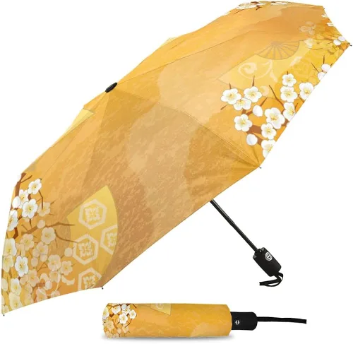 Vista 2 de DHDM Beach Umbrella Outdoor Adults Printed Rain Umbrella for Men Kids Parasol
