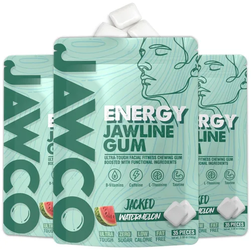 Vista 27 de JAWCKO Chicle Ultra-Resistente para Mandíbula Obtén una Mandíbula Más Fuerte y Cuadrada Chicle Duro de Entrenamiento para Mandíbula Fuerza 15X