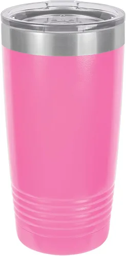 Vista 3 de Polar Camel Vaso aislado al vacío de acero inoxidable de 20 onzas (morado claro)