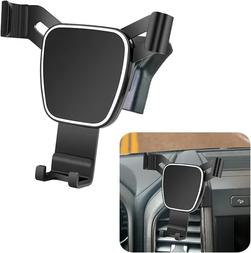 Vista 7 de Soporte de teléfono de coche para Ford F-150 F150 Truck 2021-2025【No compatible con King Ranch 2024-2025, Raptor】 Accesorios de automóvil, soporte
