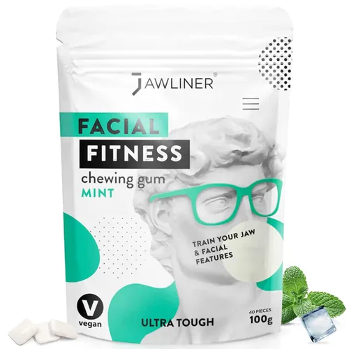 Vista 13 de Jawliner® - Pioneros de la goma de mandíbula artesanal más resistente 15 veces más dura, incluye 12 semanas de entrenamiento - Goma sin azúcar sabor