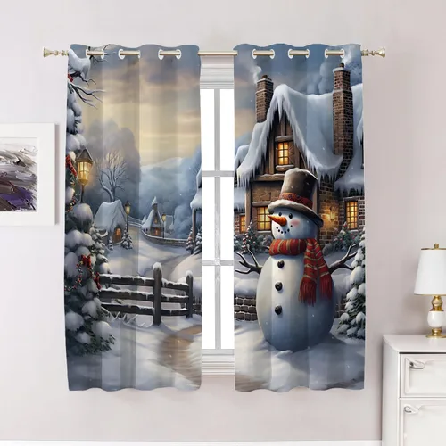 Vista 208 de Cortinas opacas de poliéster multicapa para cafetería, con diseño de diamantes, 2 unidades, 26 x 24 pulgadas