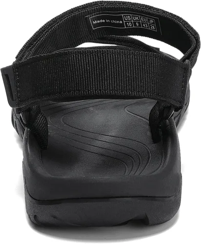 Vista 4 de Sandalias deportivas para hombre, sandalias de senderismo de espuma EVA, suela intermedia para exteriores, con soporte de arco, zapatos de agua
