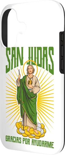 Vista 2 de San Judas Tadeo Gracias por ayudarme - Carcasa para iPhone 17