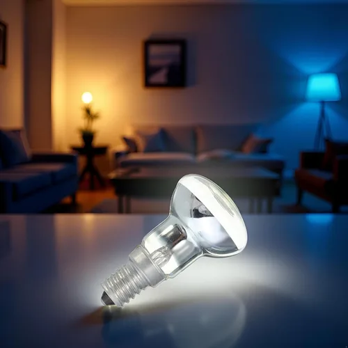 Vista 2 de 1 bombilla Edison transparente E14 soporte de luz reflector R39 lámpara de lava de 30 vatios, lámpara de filamento incandescente, bombillas