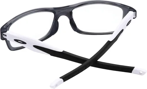 Vista 4 de BroLizard - Brazos de repuesto para Oakley Crosslink Glass Satin White Frame - Negro