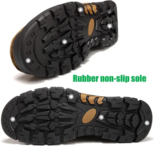 Vista 4 de ZASDKN Zapatos casuales para hombre Zapatos de senderismo cómodos para caminar trabajo oficina vestido al aire libre