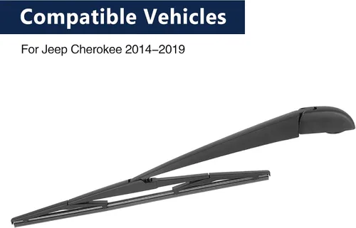 Vista 3 de X AUTOHAUX Juego de brazos de limpiaparabrisas trasero para Jeep Cherokee KL 2014-2019 14 pulgadas