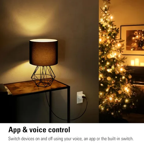 Vista 4 de Eve Energy (Matter) Paquete de 2 – Enchufe inteligente, control por aplicación y voz, 100% privacidad, Matter over Thread, funciona con Apple Home