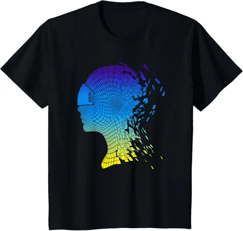 Vista 17 de Camiseta con diseño de auriculares de realidad virtual de VR Fans, Negro, S