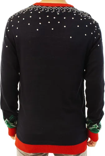 Vista 4 de Ugly Christmas Party - Suéteres llamativos de Navidad, unisex, suéter divertido de un reno