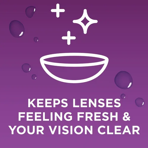 Vista 5 de BLINK Contacts Gotas lubricantes para los ojos hidratantes y calmantes para lentes de contacto suaves y RGP, gota de lente de contacto N-Clean