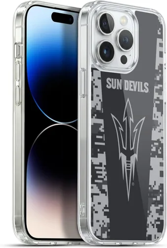 Vista 69 de Head Case Designs Funda de gel ASU Camou con licencia oficial de la Universidad Estatal de Arizona [protección de grado militar] compatible