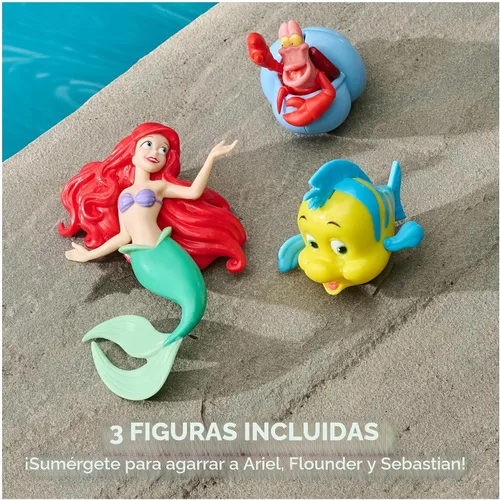 Vista 3 de SwimWays Disney - Juguete de piscina de personajes de buceo The Little