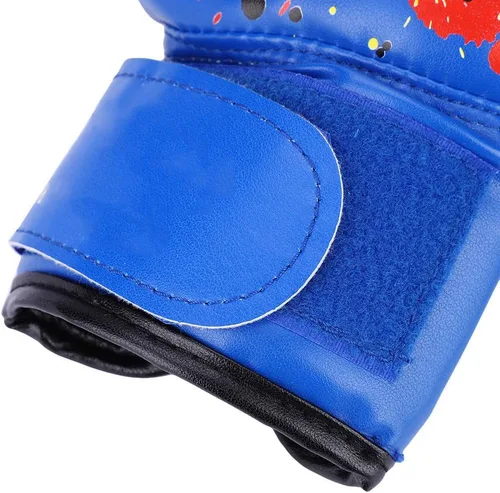 Vista 2 de Guantes de boxeo para niños de 0 a 6 meses y 1 2 años, color azul