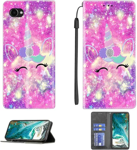 Vista 279 de jioeuinly ATT Motivate 2 - Funda compatible con ATT Motivate 2, funda con soporte abatible y cierre magnético DJS