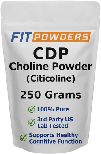 Vista 10 de Citicolina en polvo, colina CDP pura con cucharada (0.35 oz)
