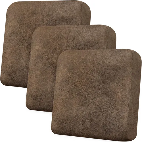 Vista 93 de Funda de cojín para sofá con aspecto de cuero, 1 unidad, elástica, para sala de estar, funda de cojín individual para sofá, protector de asiento