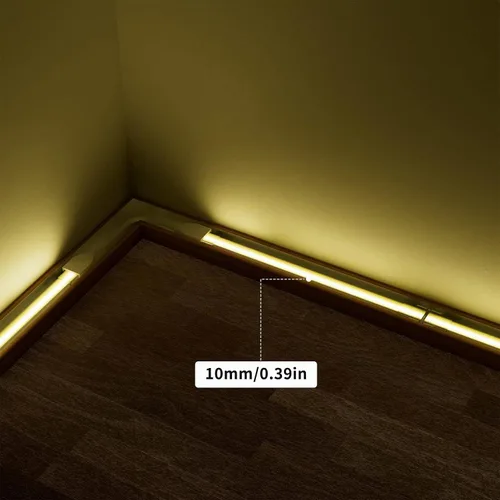 Vista 4 de PAUTIX Conectores para tira de luz LED COB impermeable IP68, kit de conectores de extensión LED, 4 conectores de combinación transparentes sin